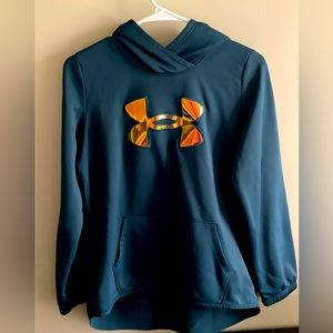 NWOT Girls Under Armour Navy Blue Hoodie